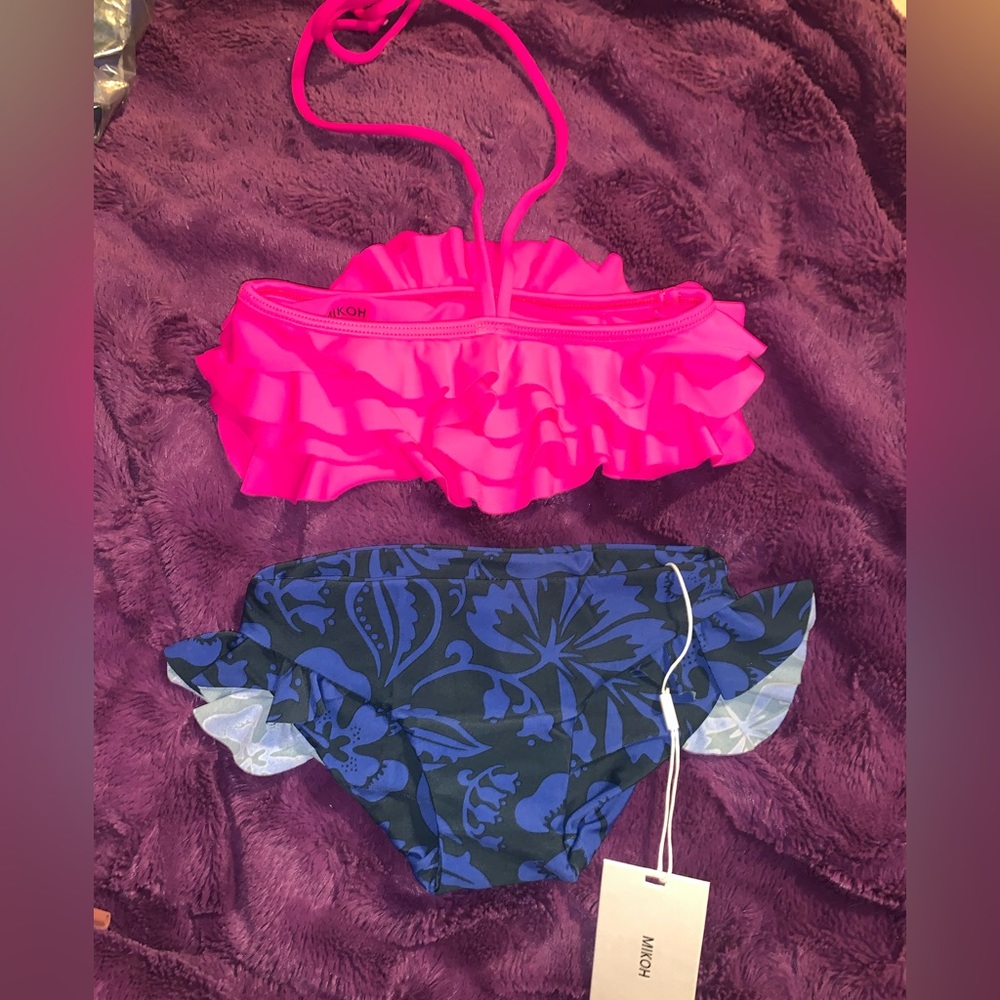 Girls Mikoh mini bikini set nwt med